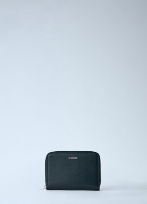 Jil Sander Pocket Zip Around Wallet Black jil0164009