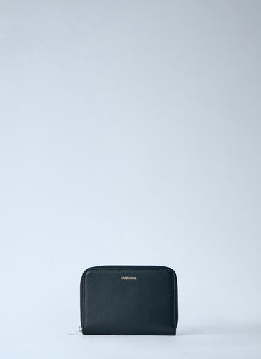 LN-CC® - Jil Sander: Pocket Zip Around Wallet - Black Jil Sander Pocket Zip Around Wallet Black jil0164009