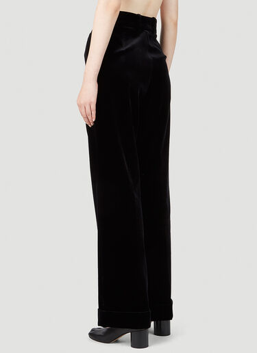 Gucci High Waist Velvet Pants Black guc0251173