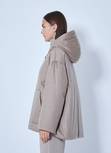 LN-CC® - Max Mara: Reversible Cashmere Puffer Jacket - Beige Max Mara Reversible Cashmere Puffer Jacket Beige max0266154
