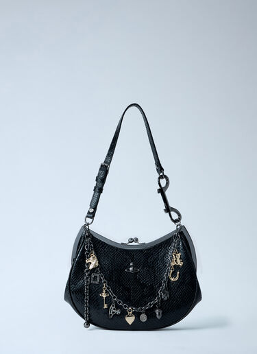 Vivienne Westwood Charm Frame Shoulder Bag Black vvw0263021