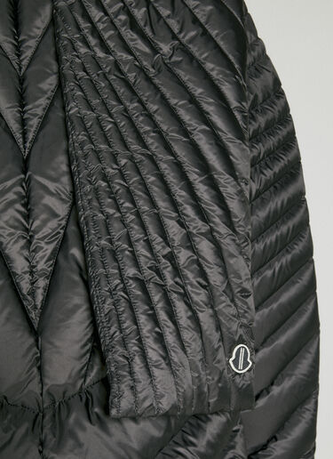 Moncler + Rick Owens Radiance Down Scarf Black mcs0355016