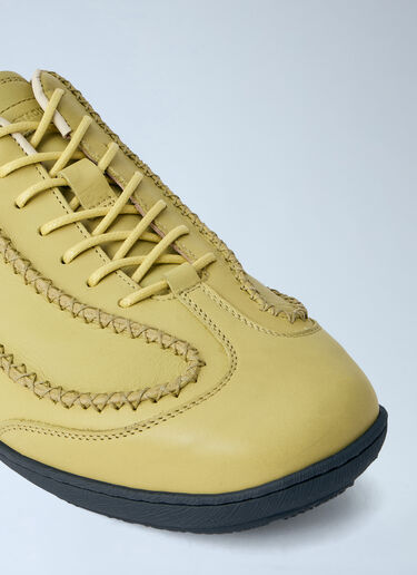 Kiko Kostadinov Sargo Leather Sneakers Yellow kko0164015