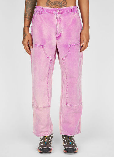 NOTSONORMAL Washed Working Jeans Purple nsm0351008