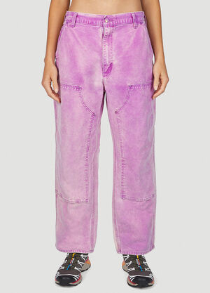 NOTSONORMAL Washed Working Jeans Purple nsm0351008