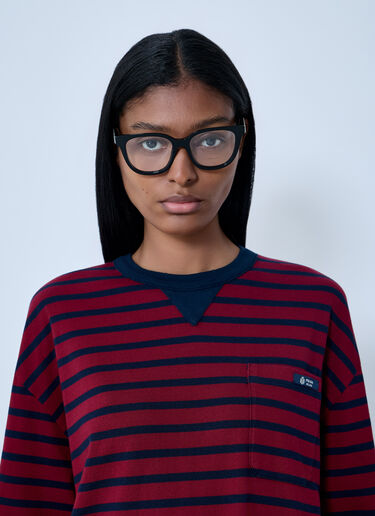 Prada Acetate Square Frame Glasses Black lpr0362005