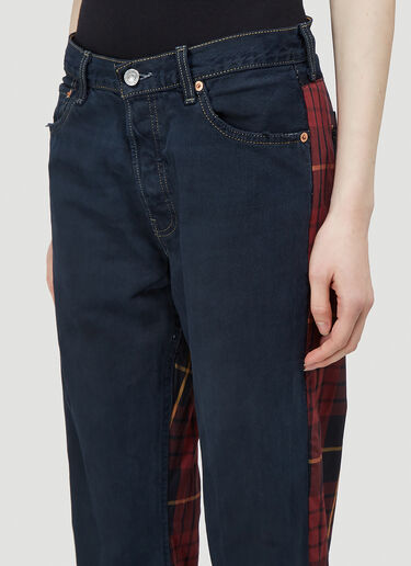 (DI)VISION Upcycled Split Jeans Blue div0342001