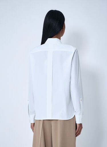 Max Mara Cotton Shirt White max0263022