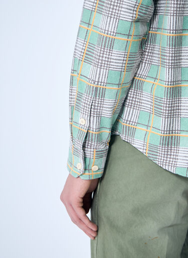 Visvim Pioneer Check Shirt Green vis0158023