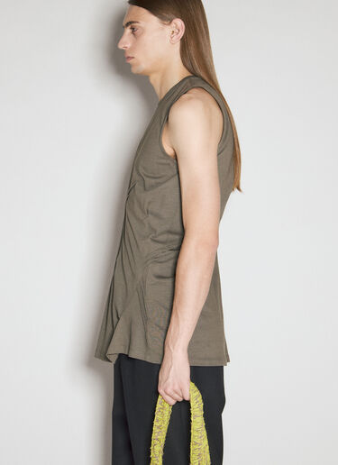 Kiko Kostadinov Deultum Darted Vest Khaki kko0156009