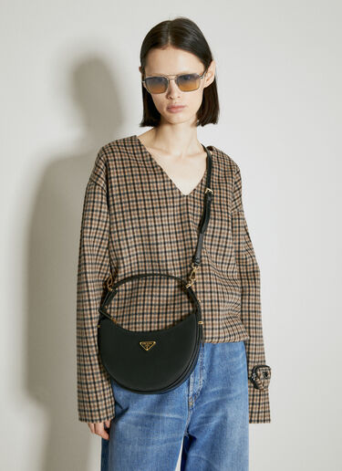 プラダ Arqué Re-Nylonショルダーバッグ Prada プラダ Arqué Re-Nylonショルダーバッグ ブラック pra0255016