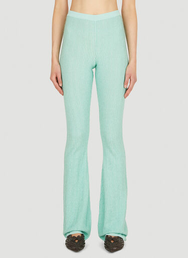 Marco Rambaldi Knit Flare Pants Green mra0250008