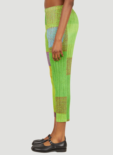 Plissé Panelled Pants Pleats Please Issey Miyake Plissé Panelled Pants Green plp0251004