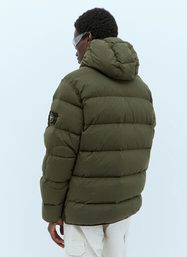 Real Down Jacket Stone Island Real Down Jacket Olive sto0154024