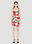 GANNI Poppy Print Dress Yellow gan0253008