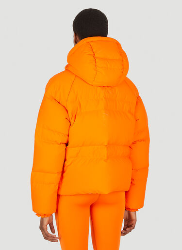 Y-3 フード付きパフジャケット オレンジ yyy0249034