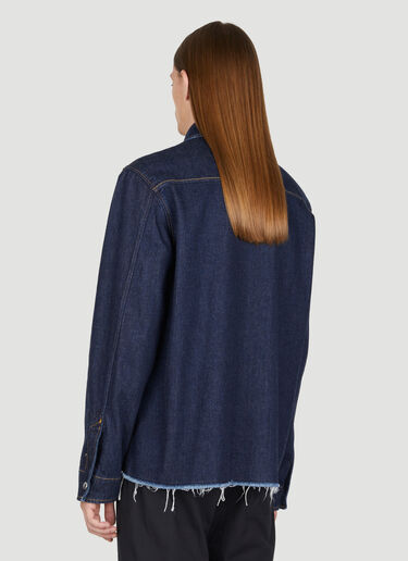 Zipped Denim Overshirt Lanvin Zipped Denim Overshirt Navy lnv0153006
