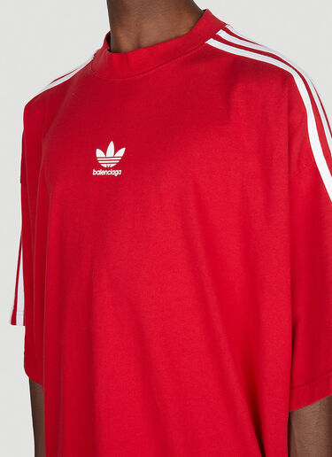 Logo Print T-Shirt Balenciaga x adidas Logo Print T-Shirt Red axb0151013