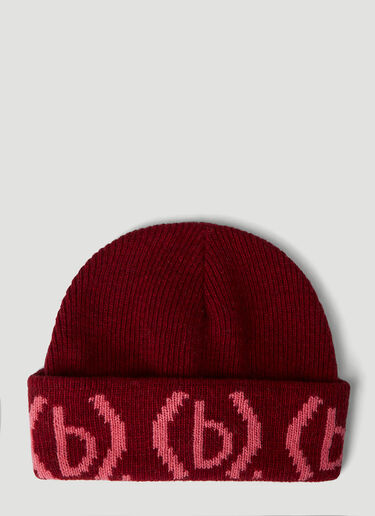 Bstroy Knit (B).eanie Hat Red bst0350017