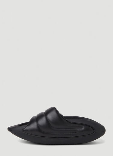 Balmain B-It Quilted Slides Black bln0251005