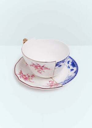Seletti Hybrid Zenobia Teacup With Saucer Multicolour wps0691135