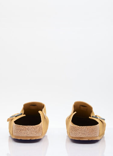 Birkenstock Embossed Boston Mules Yellow brk0156006