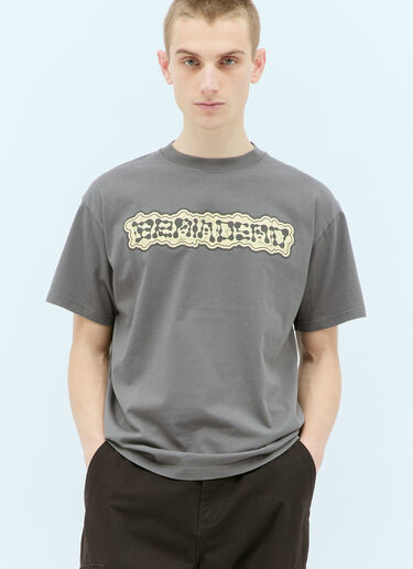 Brain Dead Brain Growth Tシャツ  グレー bra0154012
