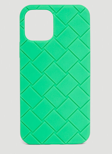 Bottega Veneta Rubber iPhone 12 Pro Case Green bov0145019