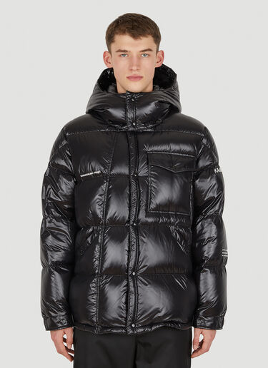 7 Moncler FRGMT Hiroshi Fujiwara Anthenium Hooded Jacket Black mfr0151004