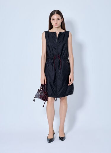 Prada Re-Nylon Mini Dress Black pra0266019