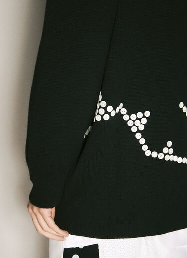 Comme des Garçons Homme Plus 飾りボタンカーディガン ブラック hpl0158005
