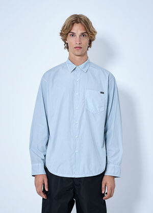 Prada Cotton Poplin Shirt Light Blue pra0165008