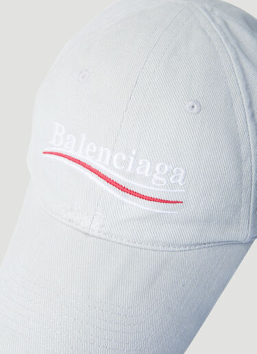 Political Campaign Baseball Cap Balenciaga Political Campaign Baseball Cap White bal0153045