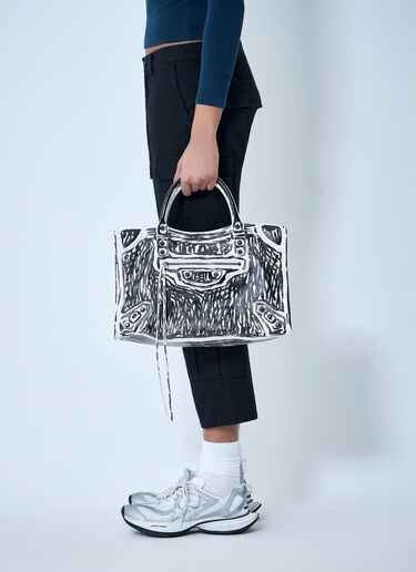 Balenciaga ル・シティ ミディアム ハンドバッグ グレー bal0263047