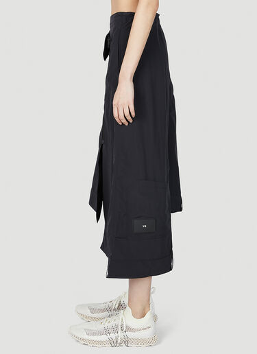 Y-3 Wrap Front Skirt Black yyy0252007