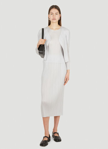 Pleats Please Issey Miyake Basics 褶裥夹克 灰色 plp0251022