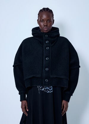 LIMI Feu Pile Out Seam Design Jacket Black lmf0263008