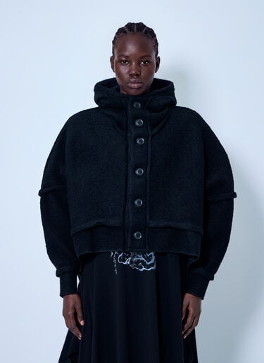 LIMI Feu Pile Out Seam Design Jacket Black lmf0263008
