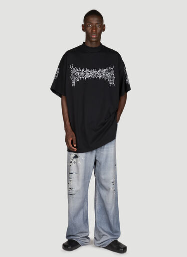 Balenciaga Trompe L'Oeil 牛仔裤 蓝色 bal0155012