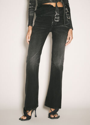 Y/Project Wrap-Belt Jeans Black ypr0258003