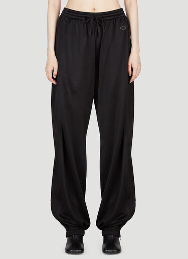 MM6 Maison Margiela Zip Track Pants Black mmm0253012