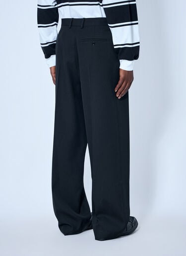 LN-CC® - Balenciaga: Large Tailored Pants - Black Balenciaga Large Tailored Pants Black bal0165010