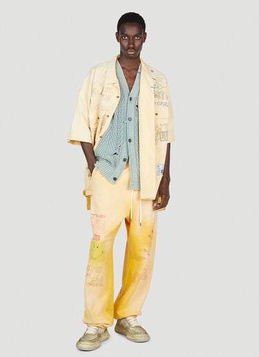 Maison Mihara Yasuhiro Bleached Pants Yellow mmy0152006