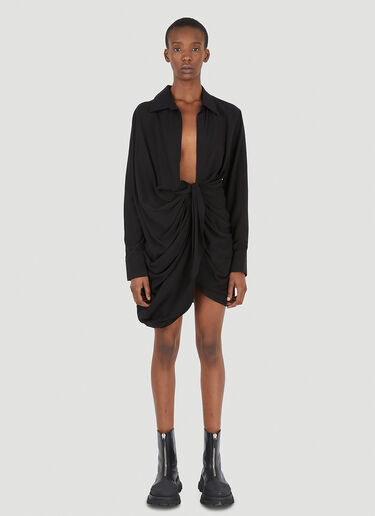 Jacquemus La Robe Bahia Dress  Black jac0246011