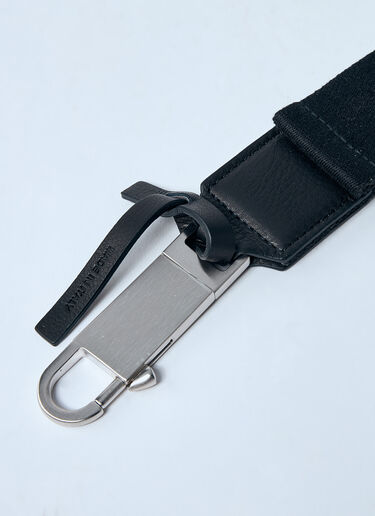 Rick Owens 리도 디스코 캔버스 벨트  블랙 ric0159054