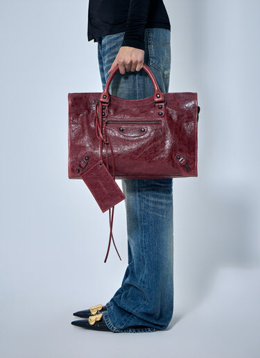 LN-CC® - Balenciaga: Le City Bag Medium - Burgundy Balenciaga Le City Bag Medium Burgundy bal0265027