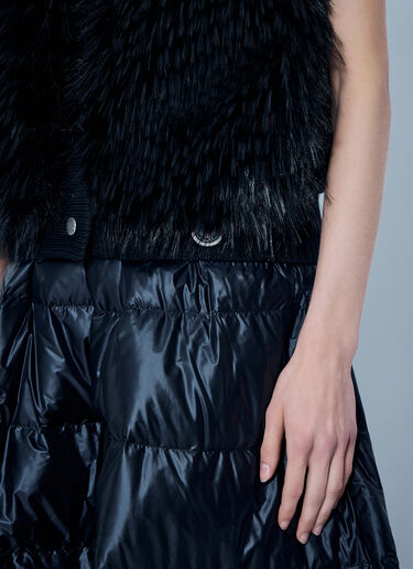 LN-CC® - Moncler: Wool Down Gilet - Black Moncler Wool Down Gilet Black mon0266015