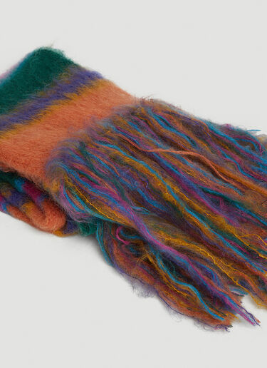Marni Fuzzy Stripe Scarf Multicolour mni0149019