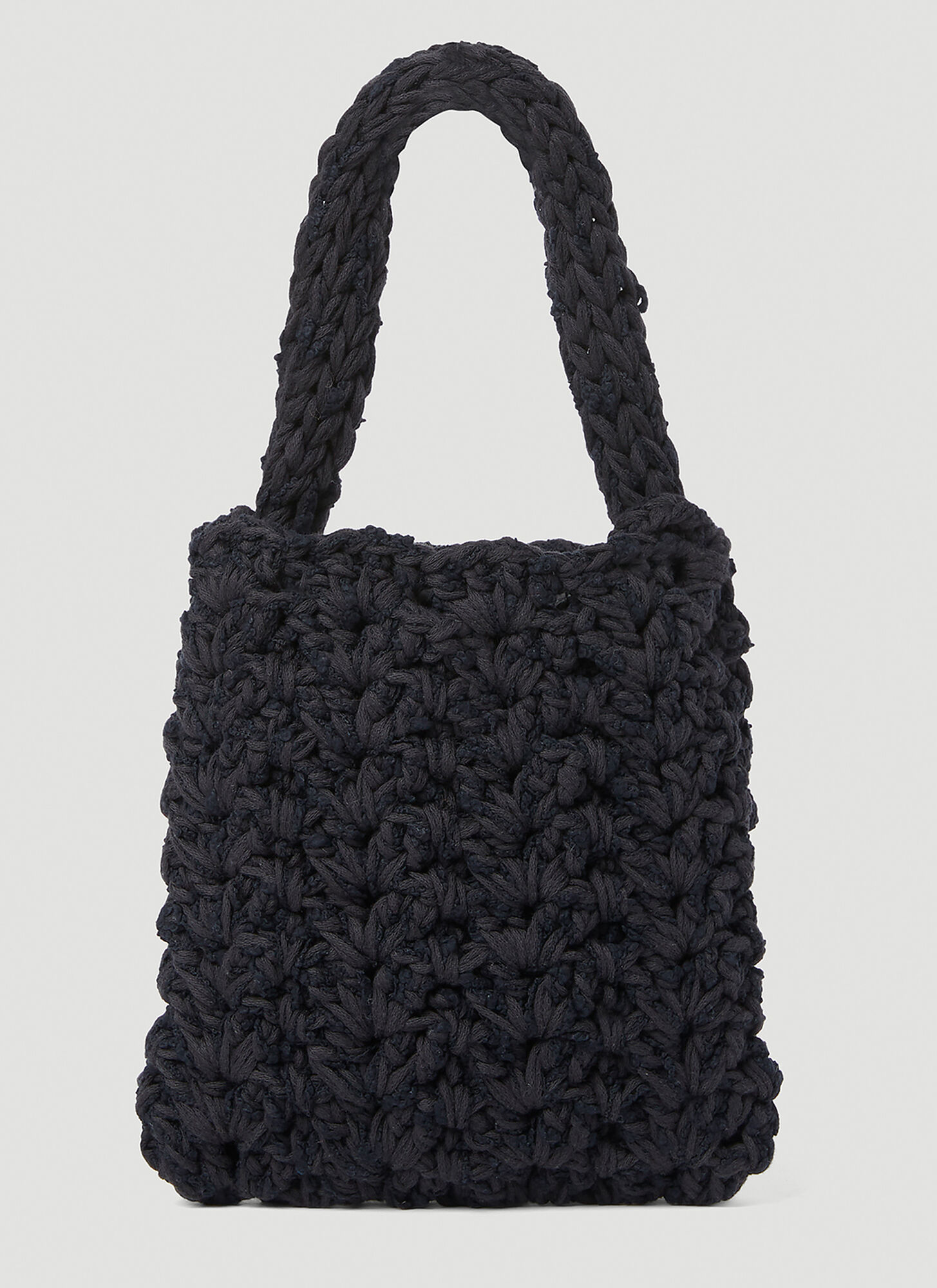 Marco Rambaldi Knit Shoulder Bag In Black