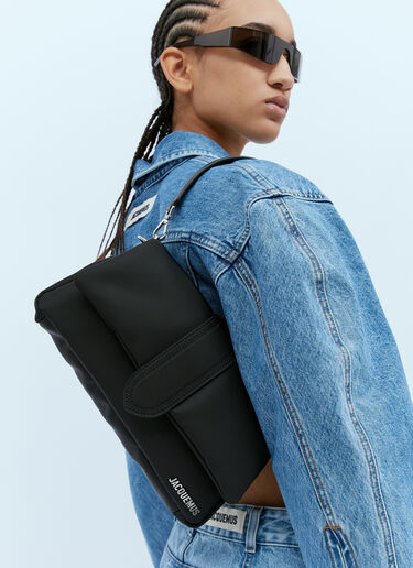 Jacquemus Le Bambimou Puffed Shoulder Bag Black jac0254066